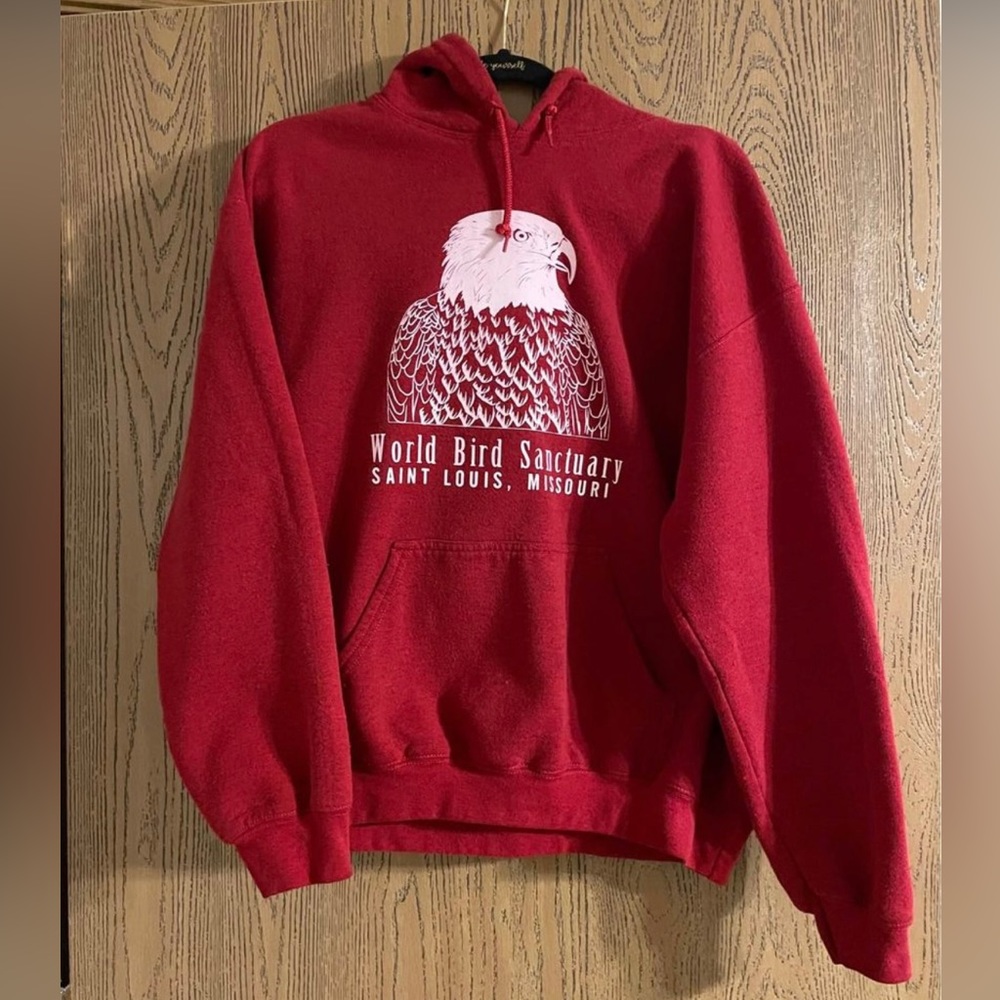 Red World Bird Sanctuary Hoodie XL